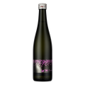 A dark glass bottle of La 7k Sparkle sparkling wine with a silver screw cap and a purple floral label band, shown on a plain white background.